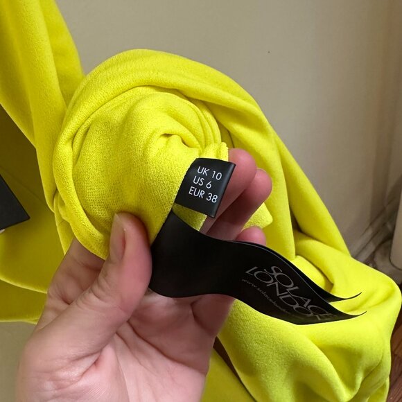 NWT - Intermix Floor Length One Shoulder Gown - Picture 4 of 7